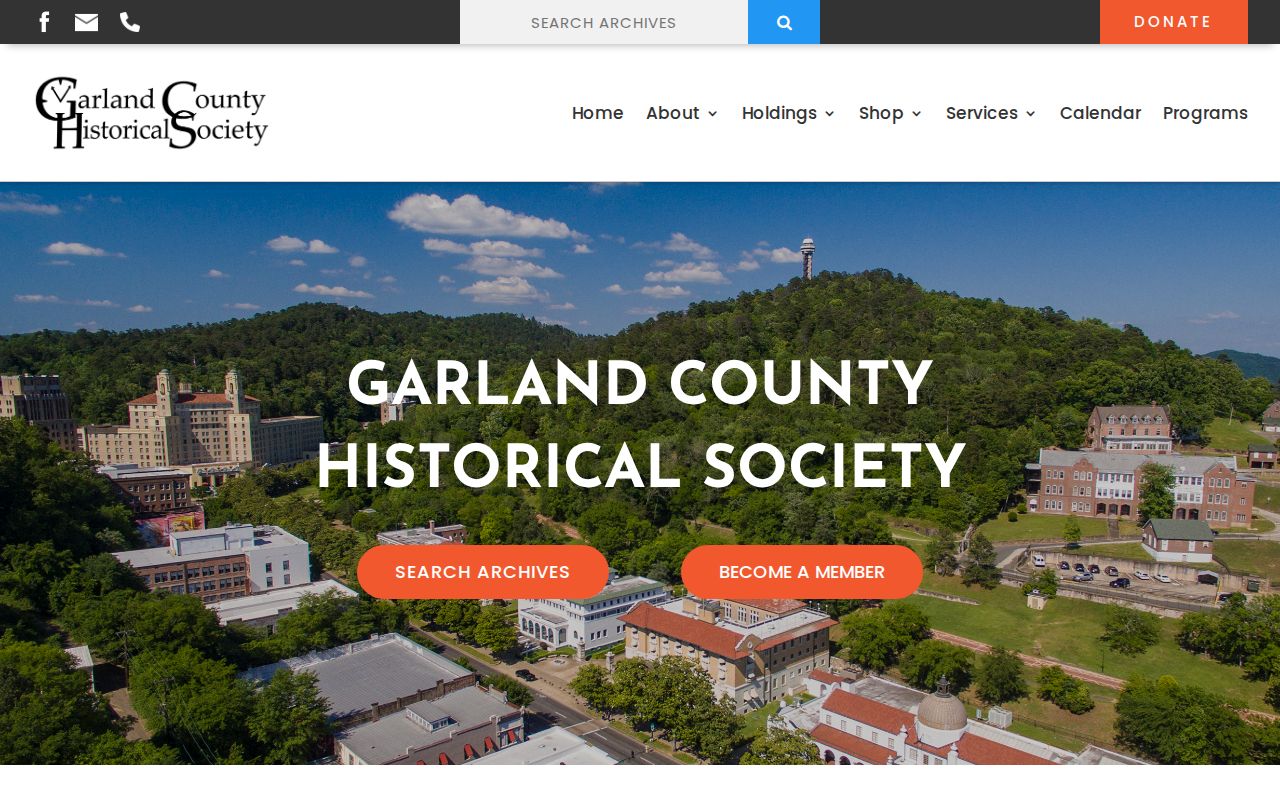 Hot Springs city directory resources at Garland County Historical Society